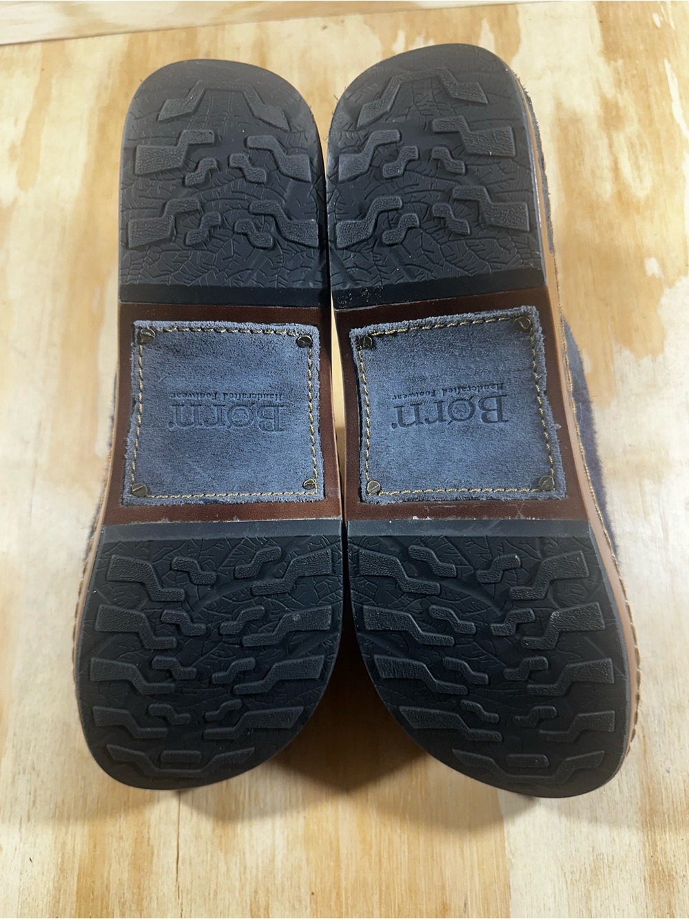 Born Bandy Aztec Blue Patterned Wool Slip-On Clogs Women’s Size 10 - Picture 7 of 10